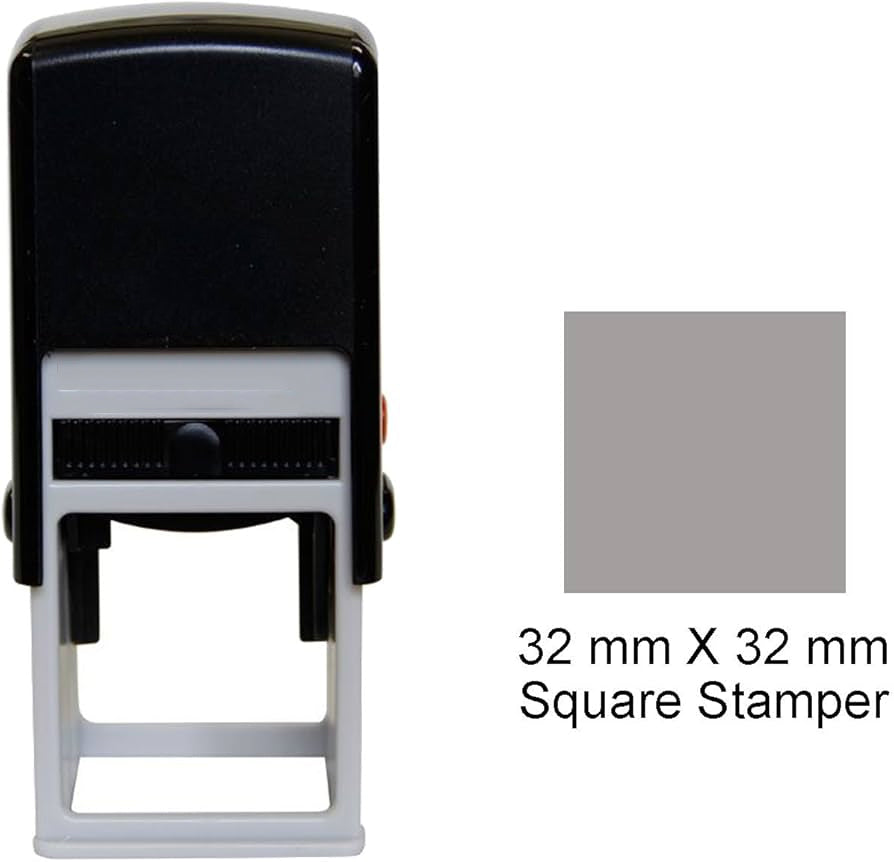 1 Custom Stamp – 32x32mm