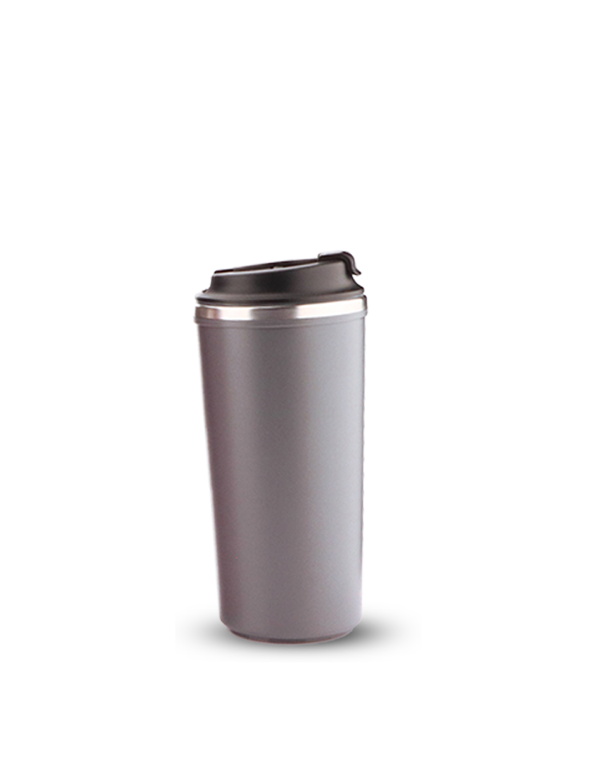 Tall Suction Mug — 500ml Double Wall Leak-Proof Mug
