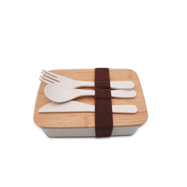Wheat Lunch Kit — Eco-Friendly Reusable Lunch Box