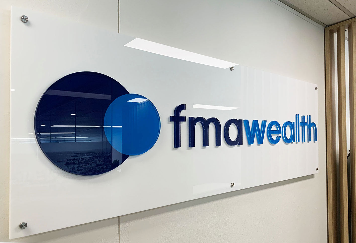 Acrylic Reception Signage