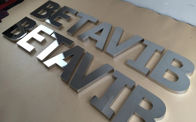 3D Stainless Steel Signage