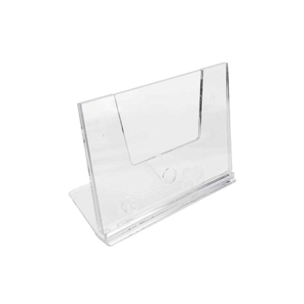 50 Acrylic Desk Sign Holders | Size: Small