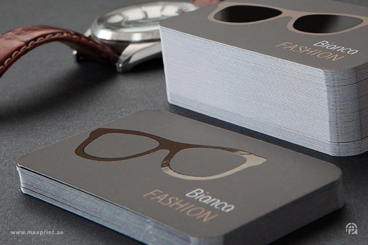 1000 Business Cards, Matt Laminated, Round Corner & Spot UV