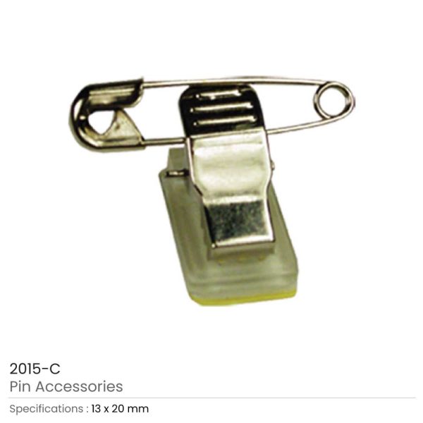 50 Badge Clip with Pin