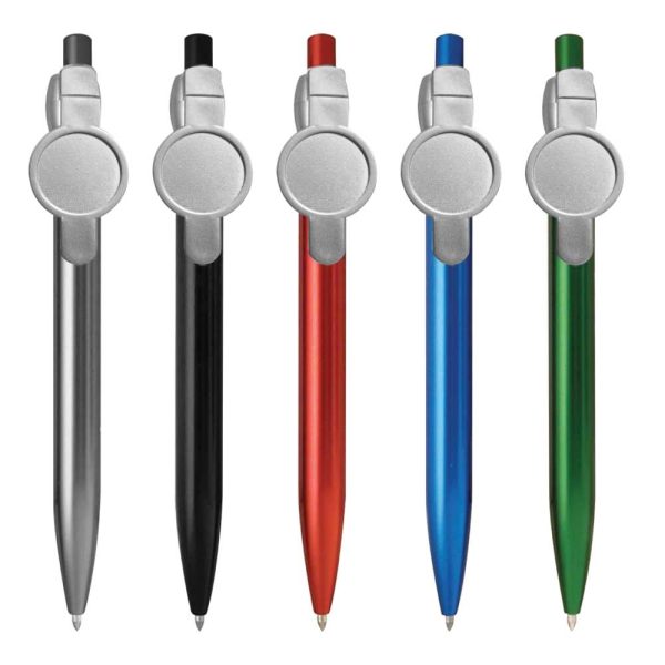 50 Big Logo Plastic Pens