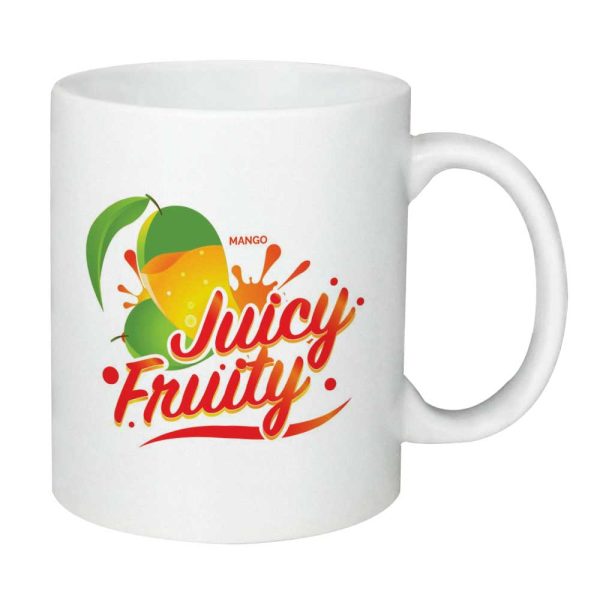 50 White Ceramic Mugs