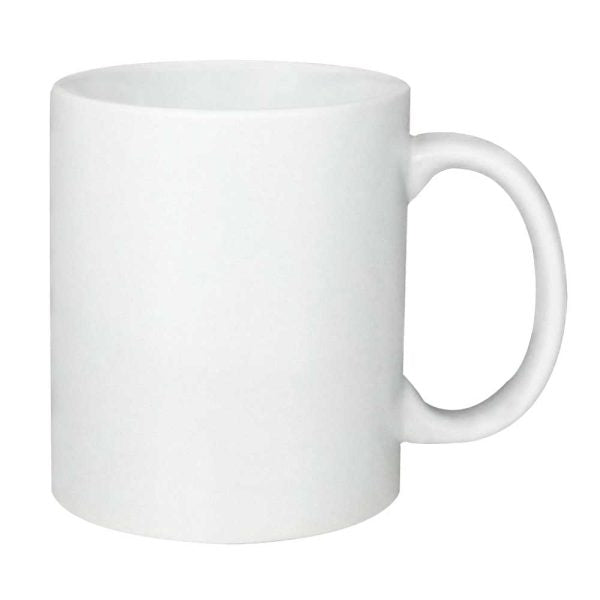 50 White Ceramic Mugs