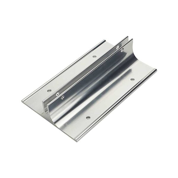 50 Aluminum Corridor Signage Holders in Silver