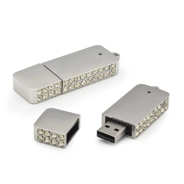 50 Crystal Studded USB Flash Drives - 8GB