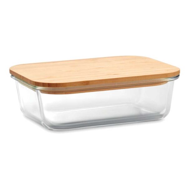 50 Glass Lunch Box with Bamboo Lid