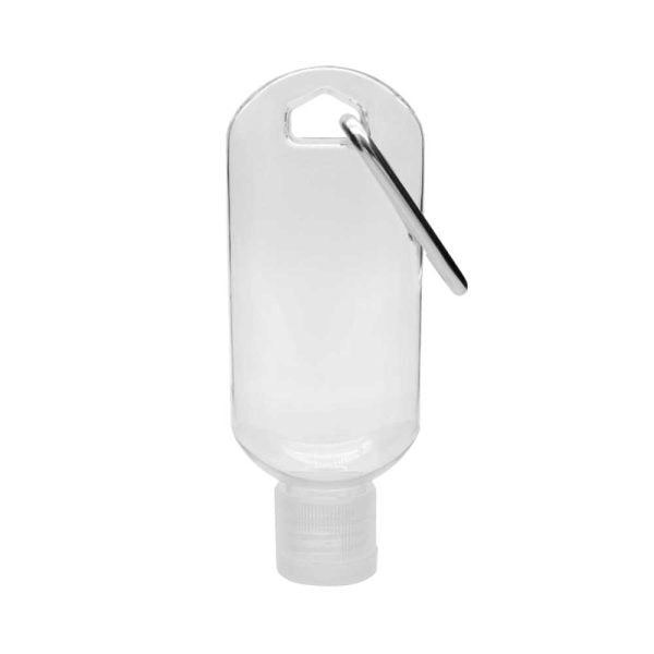 50 Hand Sanitizer Gel with Carabiner Clip