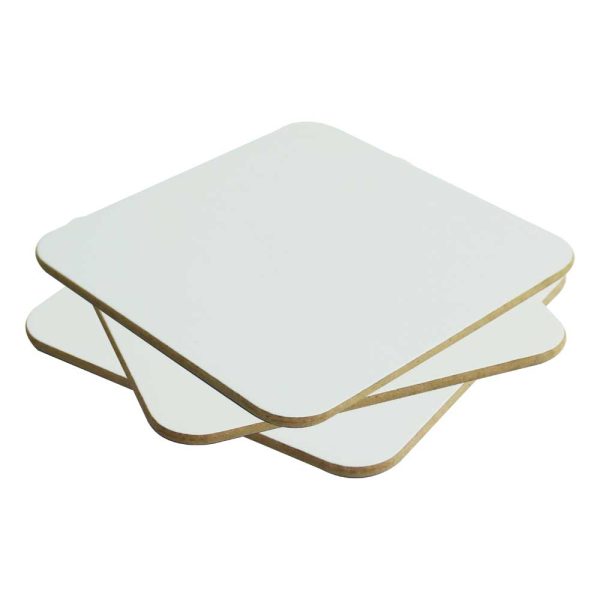 50 Hardboard Tea Coasters