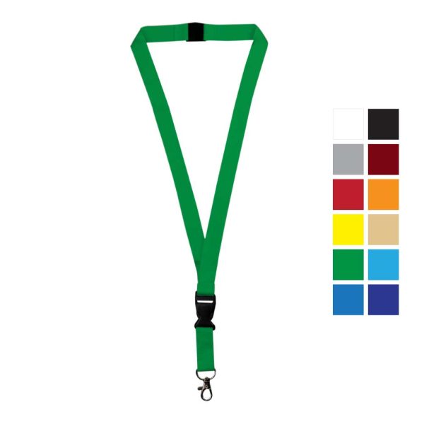 50 Lanyards with Hook, Safety Lock and Buckle