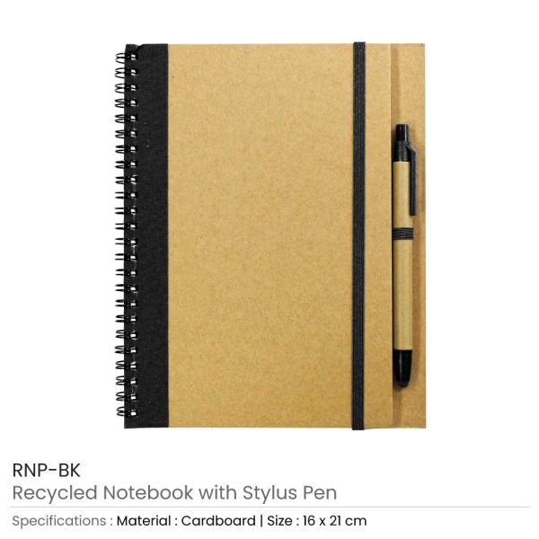 50 Recycled Notepad with Pen