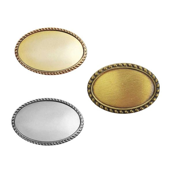 50 Oval Rope Design Logo Badges