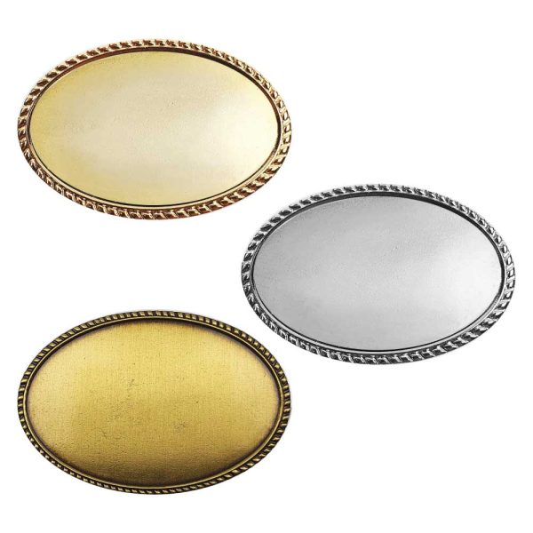 50 Oval Rope Design Logo Badges