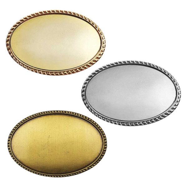 50 Oval Rope Design Logo Badges