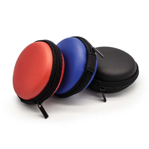 50 PU Leather Zippered Pouch