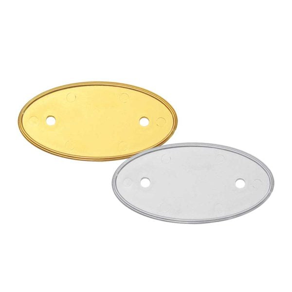 50 PVC Injected Oval Name Badges