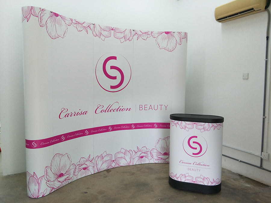 Hardcase Pop up (Curved) 4 x 3m