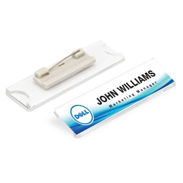 50 Reusable Acrylic Name Badges