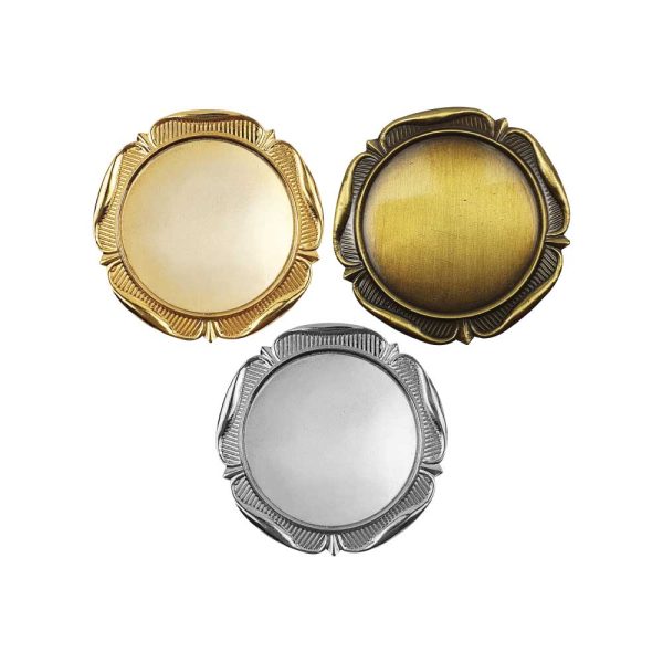 50 Round Flower Design Logo Badges