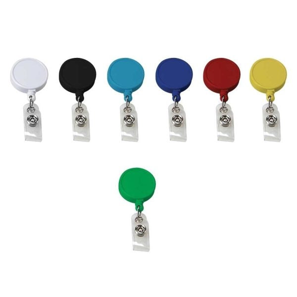 50 Round Logo Badge Reels