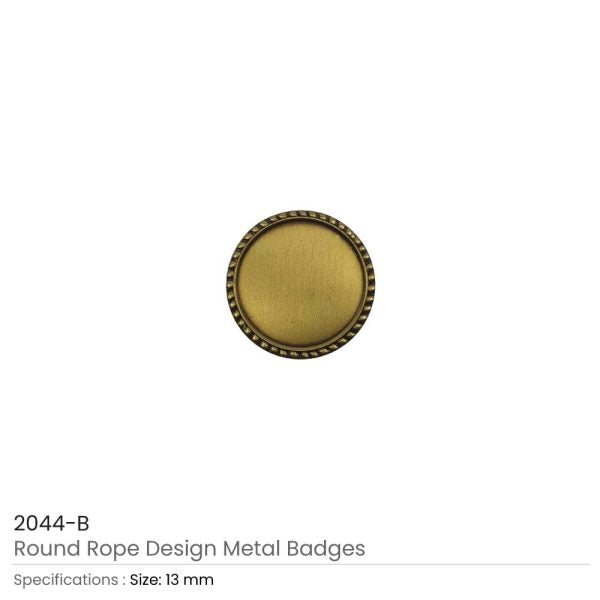 50 Round Rope Design Logo Badges