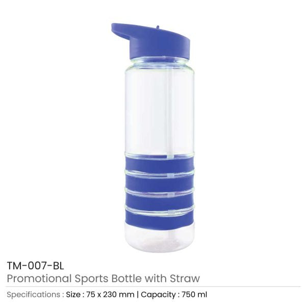 50 Water Bottle with Straw