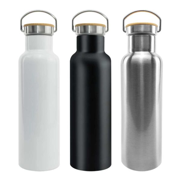 50 Stainless Steel Bamboo Flask