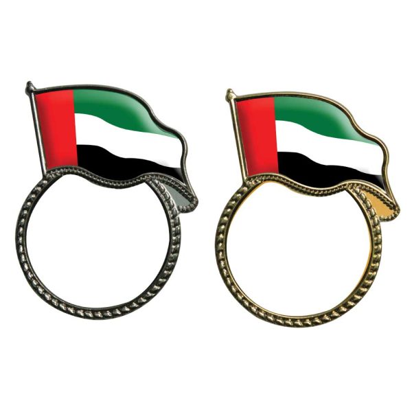 50 UAE Flag Metal Badges - Pin