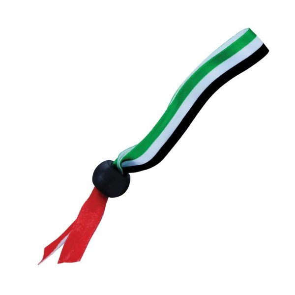 50 UAE Flag Ribbon Wristbands
