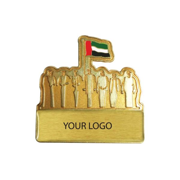 50 UAE Metal Badges