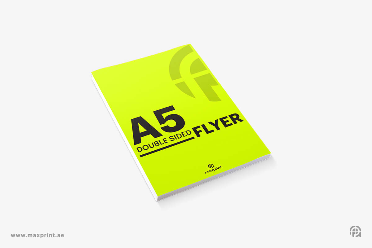 2000 Flyers A5 Real Size, 170 GSM, Glossy Paper