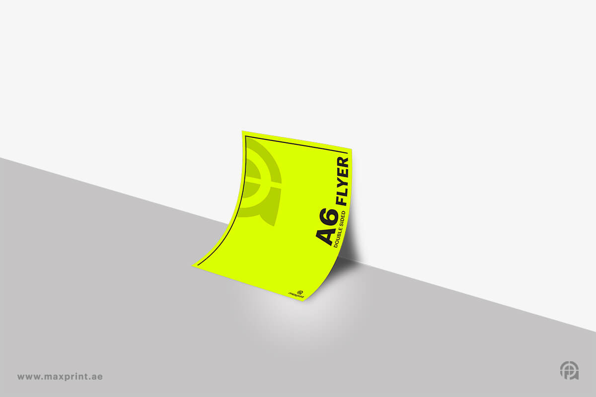 10000 Flyers A6 Real Size, 170 GSM, Glossy Paper