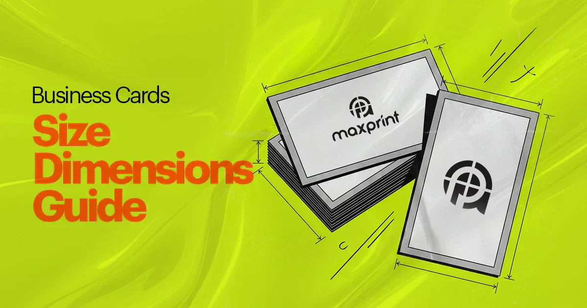 business cards size and dimensions