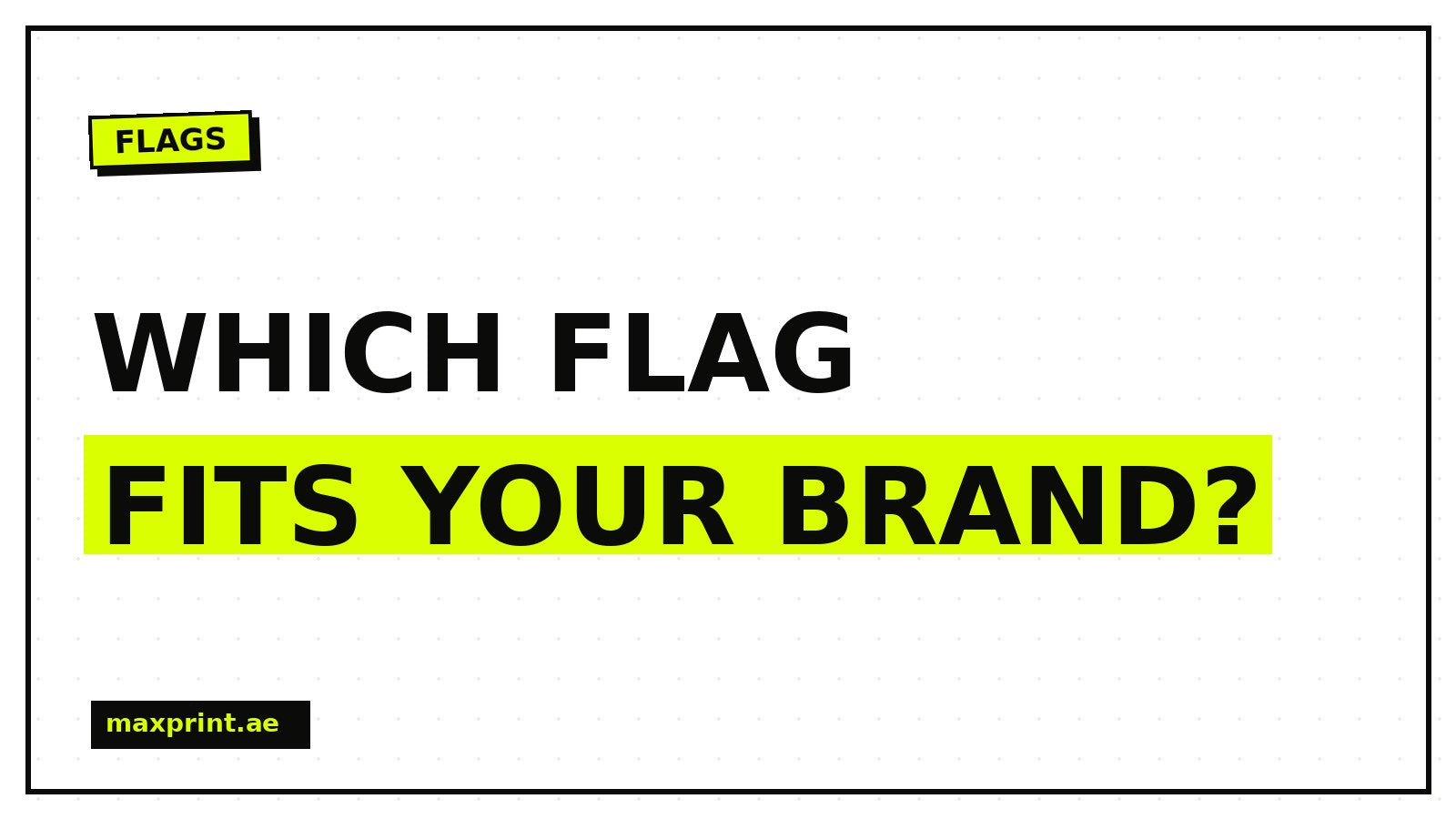 Flag types guide UAE - beach L-shape teardrop - MaxPrint Dubai