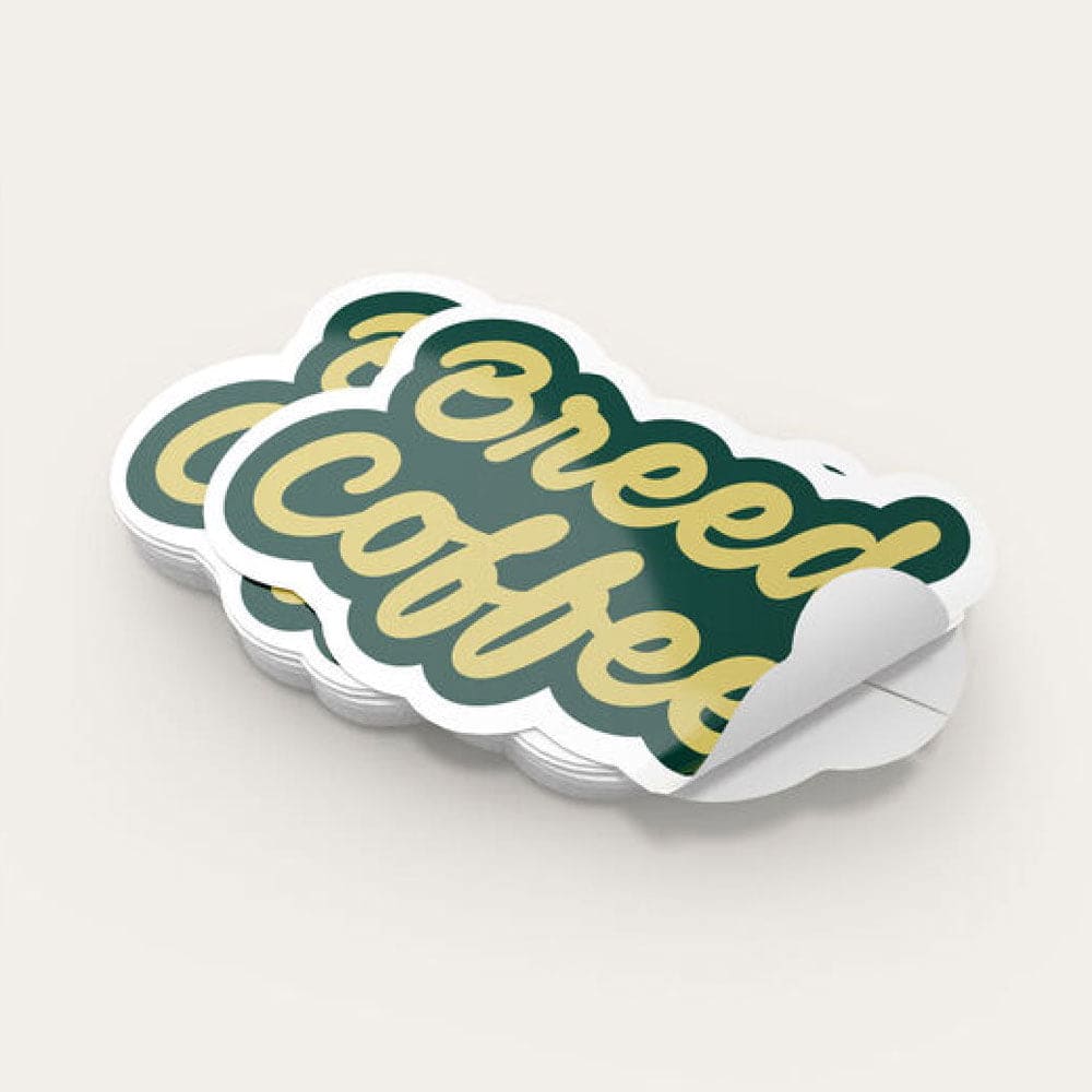 Custom die-cut vinyl sticker printing in Dubai by MaxPrint