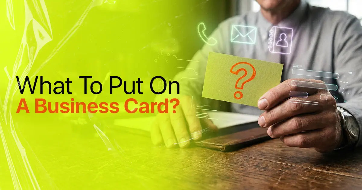 What to Put on a Business Card