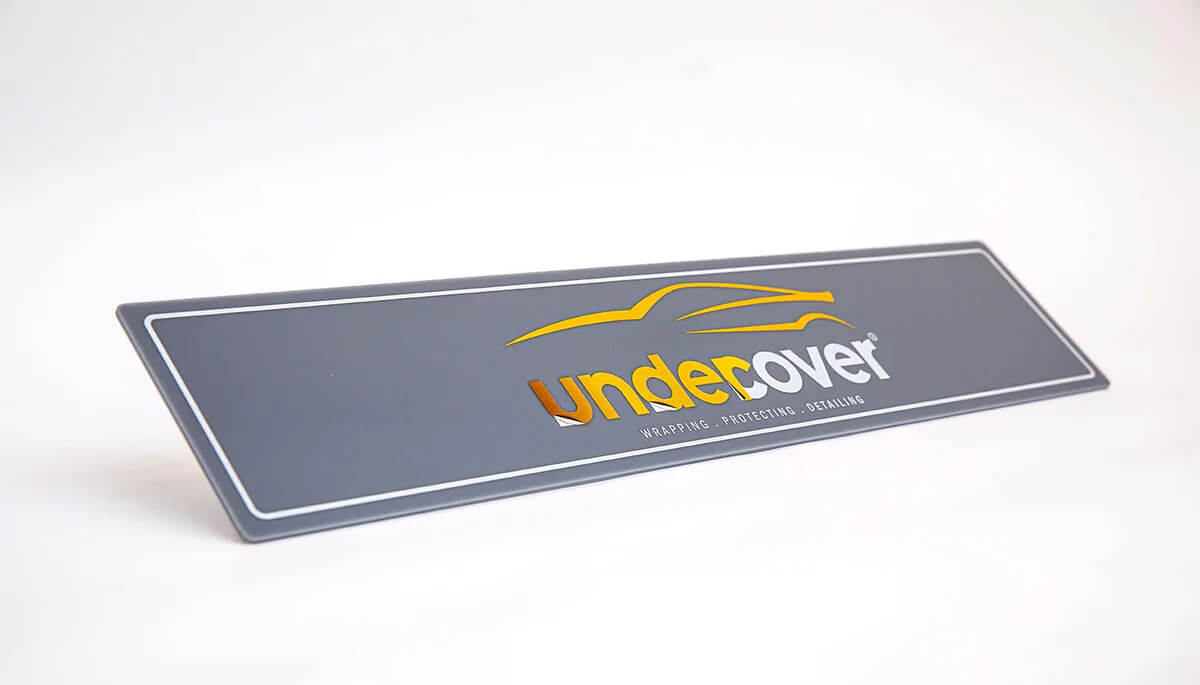 100 Car Number Plate 5 mm Forex with Sticker Pasting