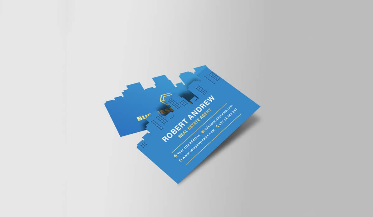 1000 Custom Shape Business Cards, Matt Laminated with Gold Foil Spot UV 400 GSM