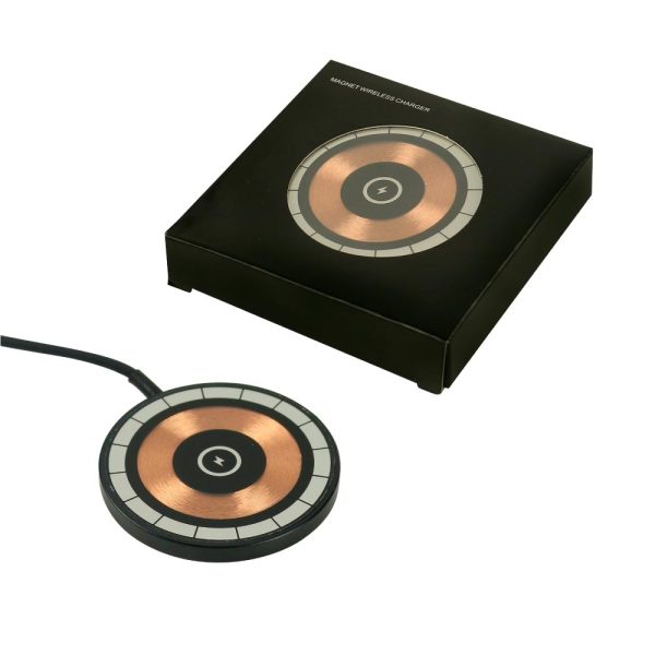 50 Round Magnetic 15W Fast Wireless Charger Type C