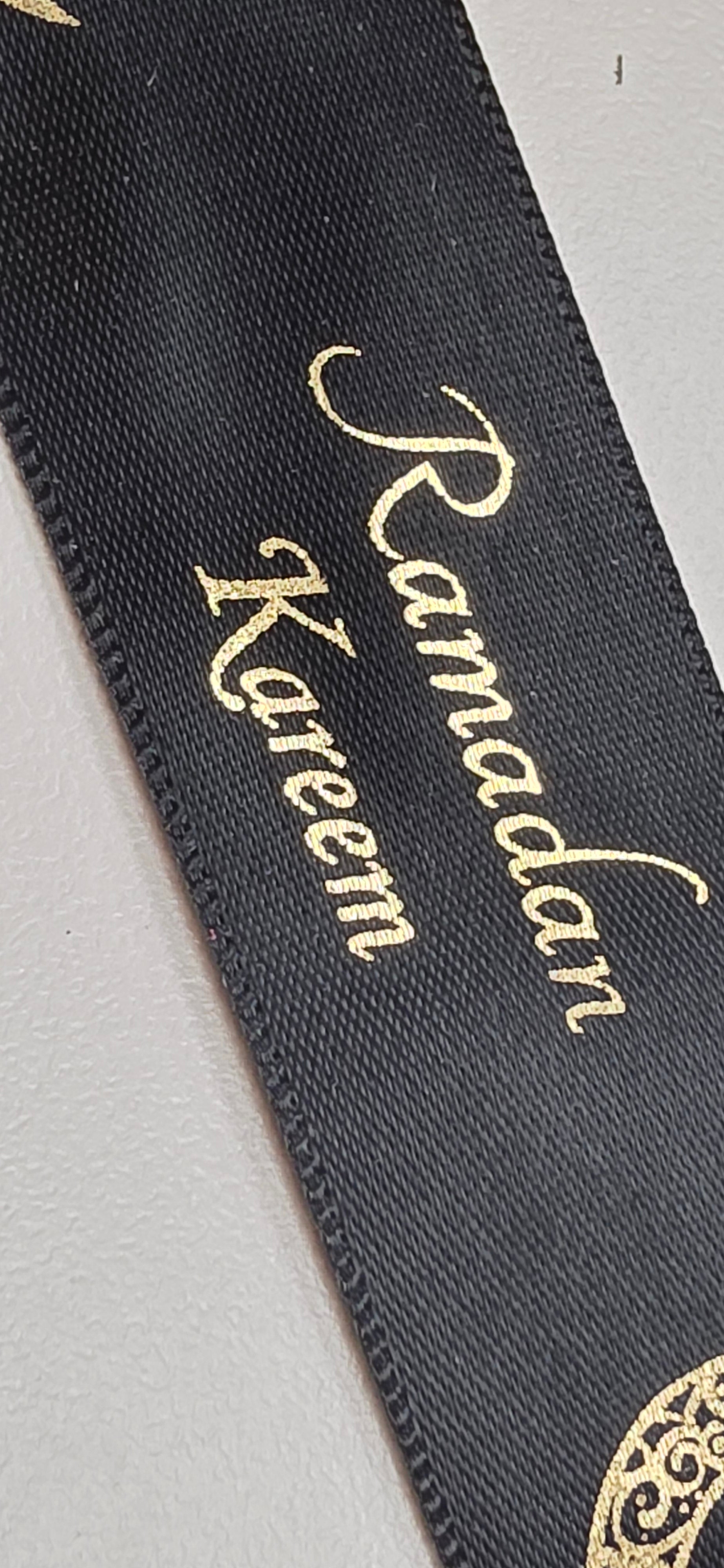 Ramadan Ribbon with Gold Foil