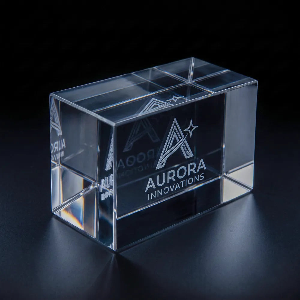3D Rectangular Crystal Cube