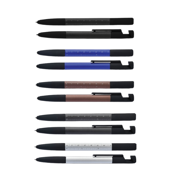 6-In-1 Pen — Versatile Multi-Functional Twist Pen