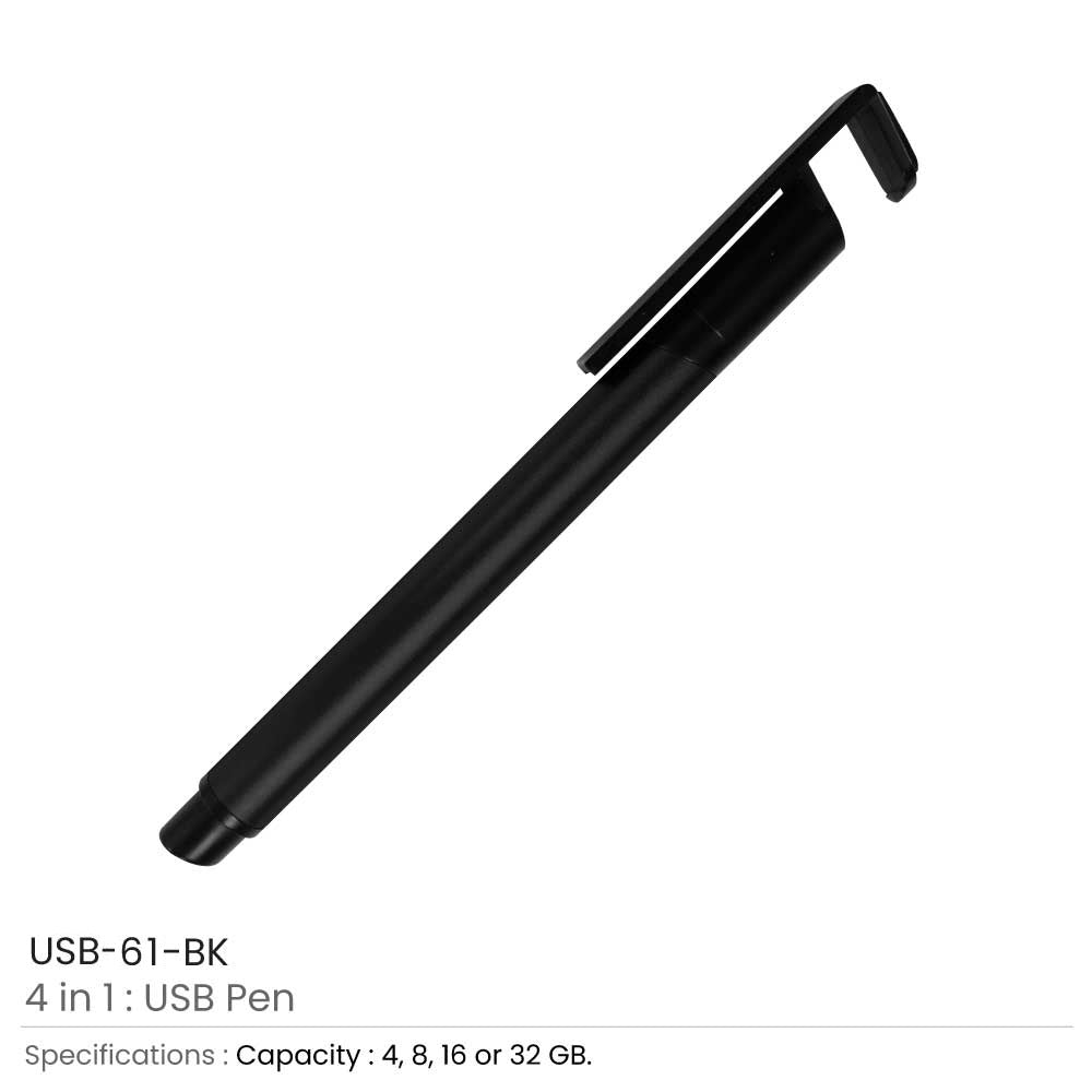 4 in 1 Multi-Functional Pen USB