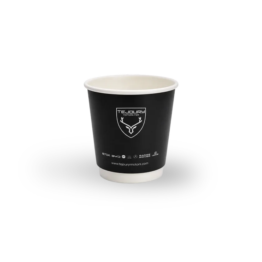 4 oz double wall paper cup custom printed with your logo — MaxPrint Dubai