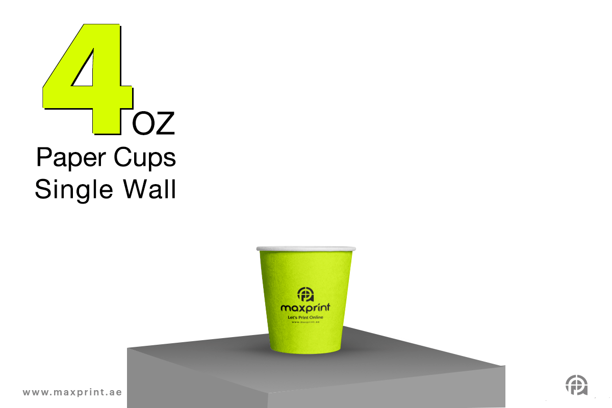 4oz single wall paper cups bulk wholesale Dubai