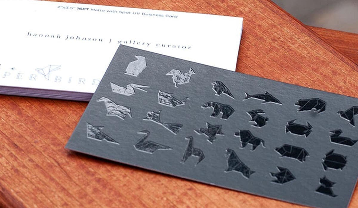 Business Cards, Matt Lamination, Spot UV