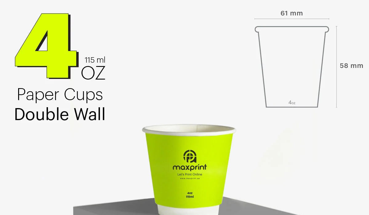 Paper Cups Double Wall 4 oz
